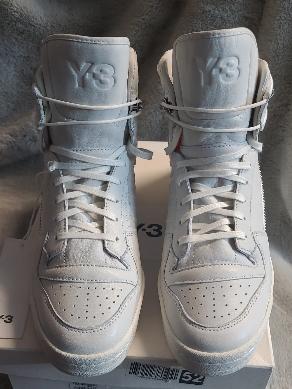 Y-3 Adidas Forum Hi OG Nondye White Mens 11.5 - Picture 9 of 10